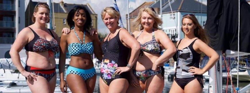 Breast cancer survivors model mastectomy 'Brave Ladies' bikini